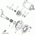 YFM 350ER Муфта стартера