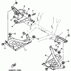 BLASTER YFS200A Подножки