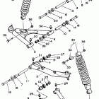 YFZ 350 Передняя подвеска колес