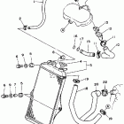 YFZ 350 Радиатор и Патрубки