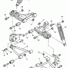 BIG BEAR 4WD YFM350FWA Front suspension-wheel