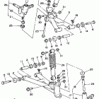 YFM 350ER Передняя подвеска колес