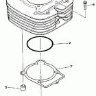 YFM 350ER Цилиндр