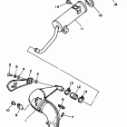 BLASTER YFS200U Выхлопная система
