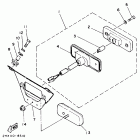 YFM 100 Фонарь задний