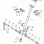 YFM 80 Рулевое управление