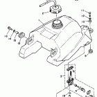 YFM 350FW Топливный бак