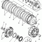 YFM 350ER Сцепление