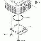YFM 350FW Цилиндр