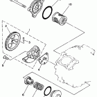 YFM 100DX Масляный насос
