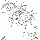 YFM 350ER Заднее крыло