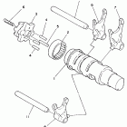 YFM 225 Копирный вал