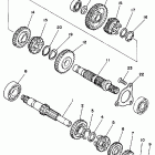 YFM 100DX Трансмиссия