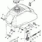 YFM 100DX Топливный бак