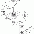 BLASTER YFS200U Топливный бак