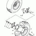 YFZ 350 Переднее колесо