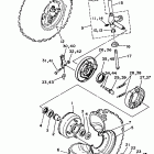 YFM 80 Переднее колесо