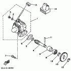 BLASTER YFS200U Масляный насос