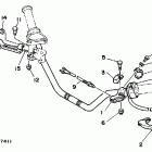 YFM 350FW Рулевые переключатели