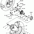 BLASTER YFS200U Переднее колесо