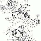 YFS 200 Переднее колесо