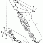 YFS 200 Амортизаторы задние
