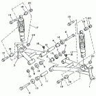 YFM 225 Передняя подвеска колес