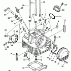 YFM 350FW Головка цилиндра
