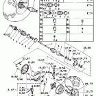 YFM 350FW Переднее колесо