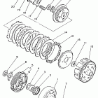 YFM 225 Сцепление