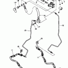 YFZ 350 Главный тормозной цилиндр,передний