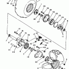 YFM 80 Заднее колесо
