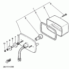YFM 350FW Фонарь задний