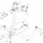 DS 250 NA, CE & INT 07- steering linkage europe, international