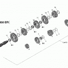 DS 450 EFI Коробка передач