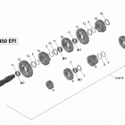 DS 450  X EFI Коробка передач