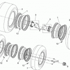 DS 250 NA, CE & INT Wheels and tires