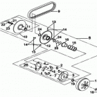 DS 250 NA, CE & INT Driven pulley
