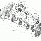 Outlander 650 EFI Коробка передач и компоненты
