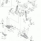 Outlander 500 EFI Передняя подвеска STD