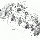 Outlander 500 EFI Коробка передач и компоненты