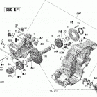 Outlander 650 EFI Редуктор и ведомая пара