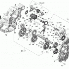 Outlander 800R EFI Коробка передач и компоненты