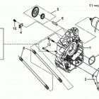 DS 250 NA, CE & INT 01- right crankcase half