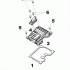 DS 250 NA, CE & INT 01- cylinder head cover