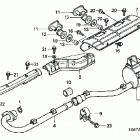 TRX400FW Глушитель