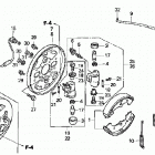 TRX400FW Передний тормоз