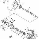MOTO-4 - YFM200DXT Заднее колесо