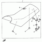 Warrior - YFM350XT Сидение