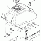 MOTO-4 - YFM200DXT Топливный бак